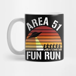 Area 51 Fun Run I Aliens UFO Roswell Alien Mug